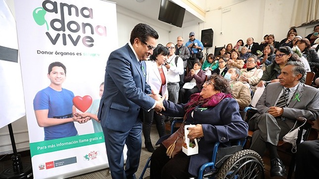 Ministro César Vásquez: “Estamos próximos a implementar el reglamento de la Ley que promueve la donación de órganos y tejidos” 