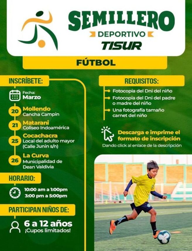 semillero deportivo TISUR