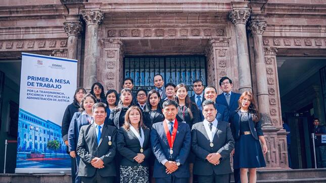 Con éxito se desarrolló Primera Mesa de Trabajo por la Transparencia en la Administración de Justicia