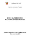 Vista preliminar de documento Marco Macroeconómico Multianual 2015-2017 Revisado