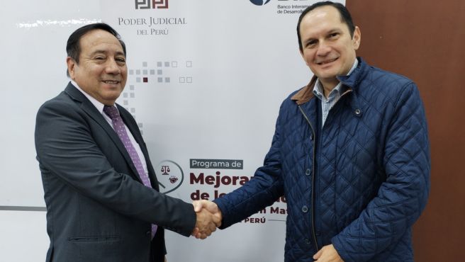 Funcionarios del BID, sostuvieron reunión con la oficina de coordinación de proyectos del Poder Judicial