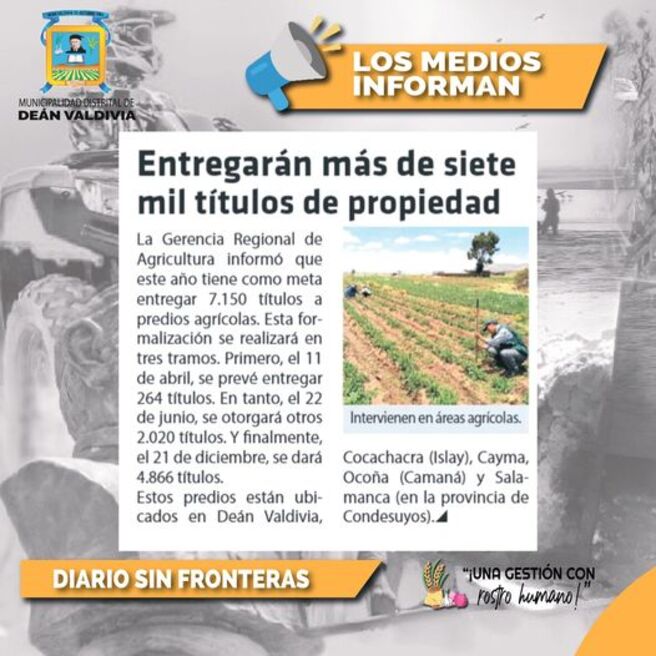Entregarán títulos de propiedad
