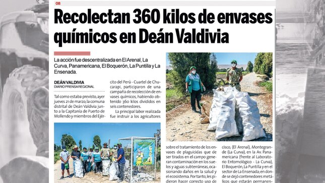 campaña de recolección de envases 