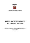 Vista preliminar de documento Marco Macroeconómico Multianual 2007-2009