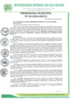 Vista preliminar de documento Ordenanza Municipal 003-2024