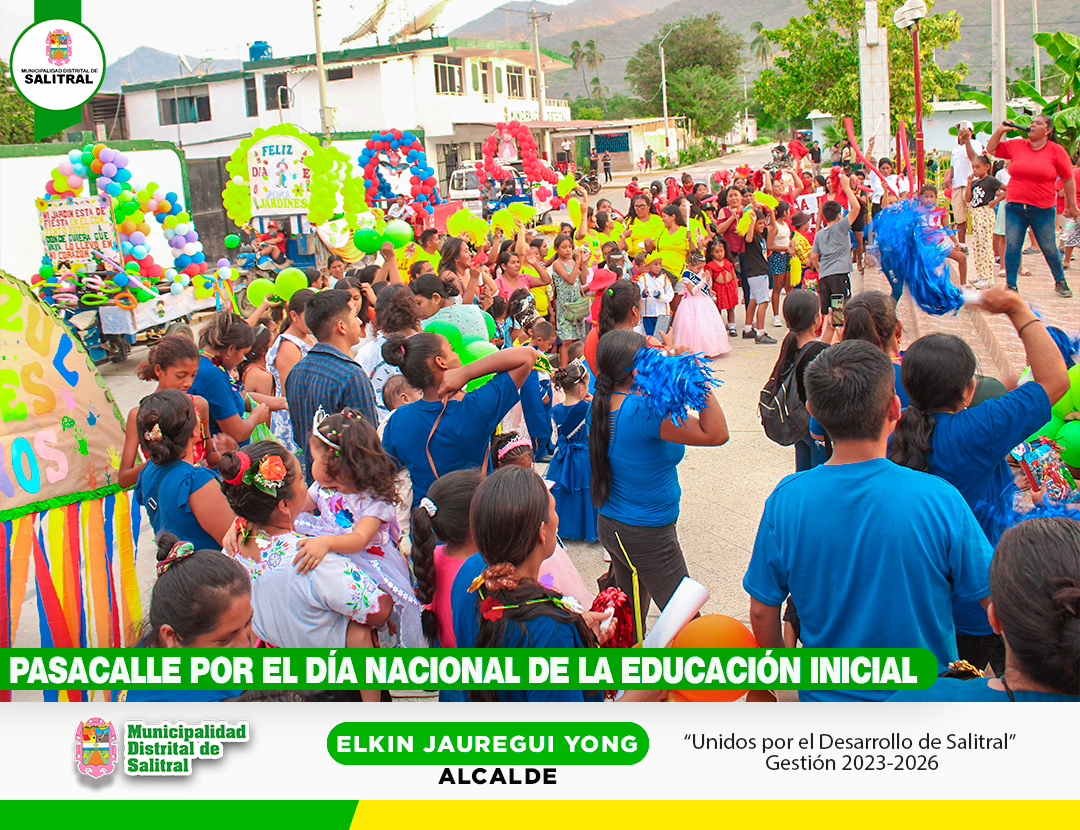 Colorido Pasacalle por el Día Nacional de la Educación Inicial