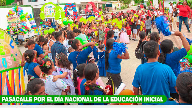 Colorido Pasacalle por el Día Nacional de la Educación Inicial