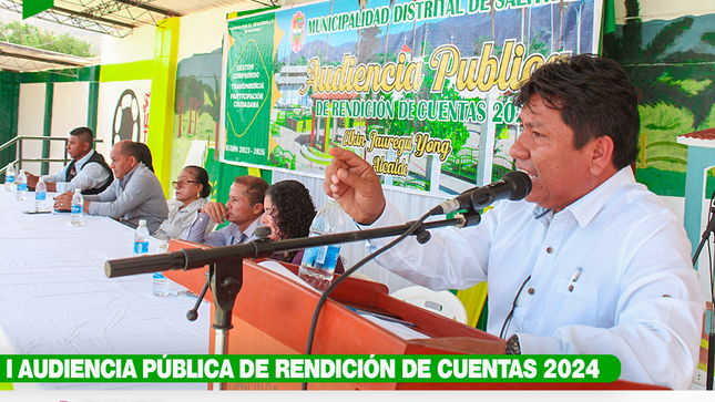 Municipalidad de Salitral Desarrolló Primera Audiencia Pública de Rendición de Cuentas 2024