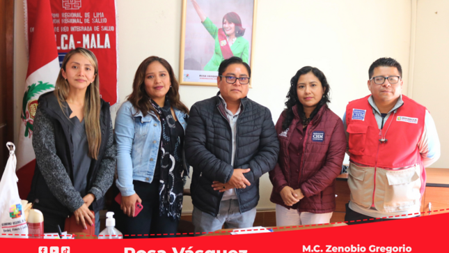 RIS Chilca Mala continua reuniones con jefes de los establecimientos de salud de la MicroRed Chilca.