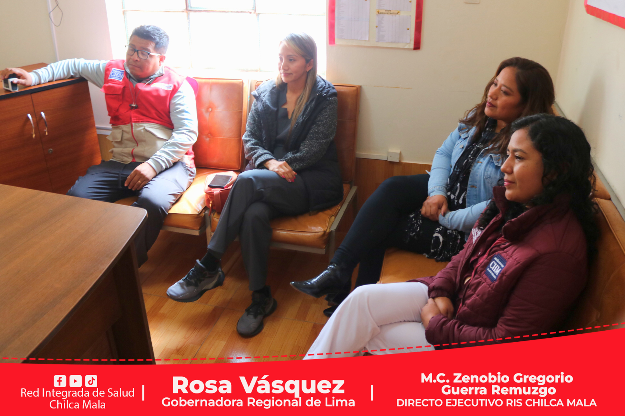 RIS Chilca Mala continua reuniones con jefes de los establecimientos de salud de la MicroRed Chilca.