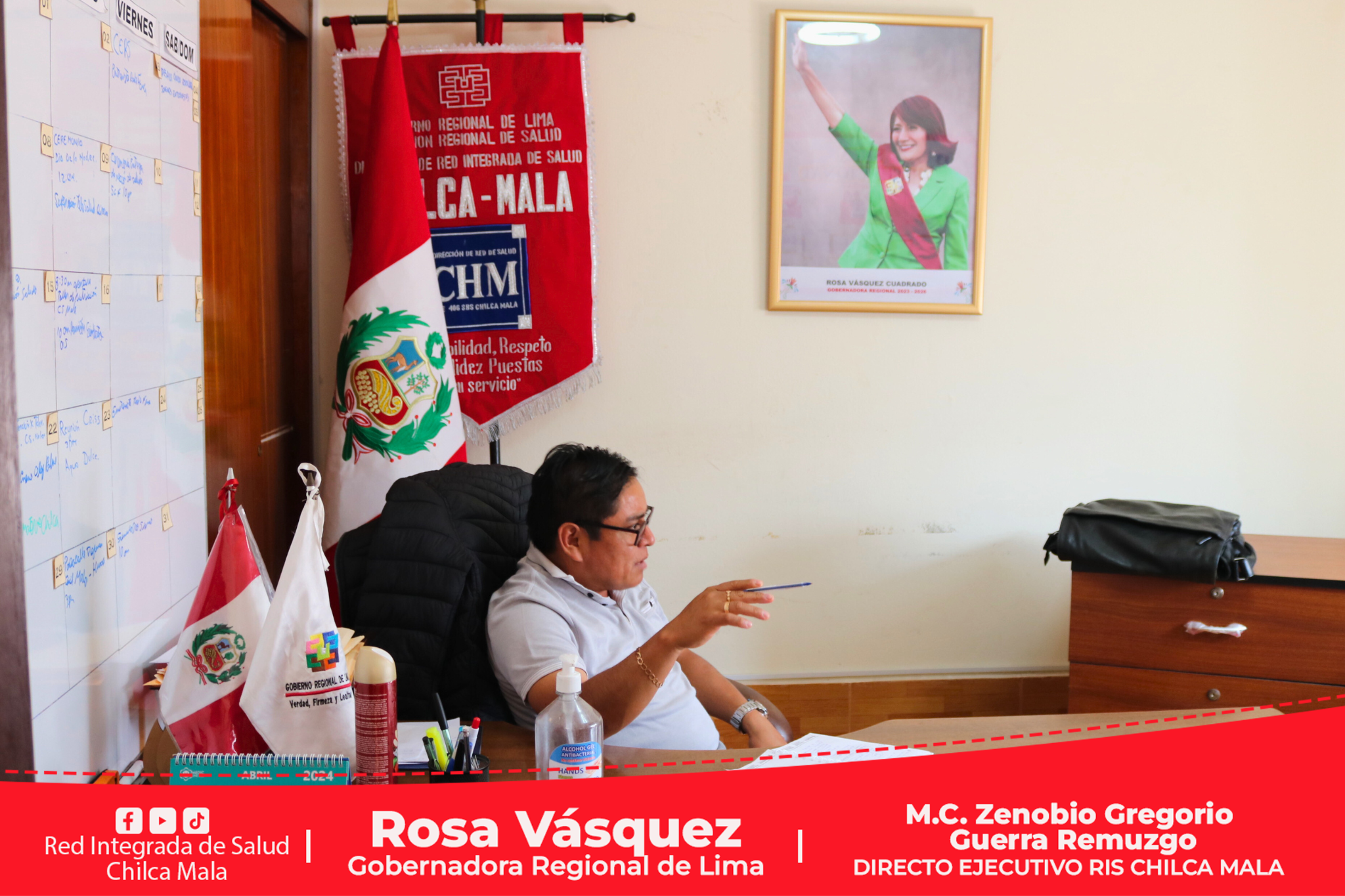RIS Chilca Mala continua reuniones con jefes de los establecimientos de salud de la MicroRed Chilca.
