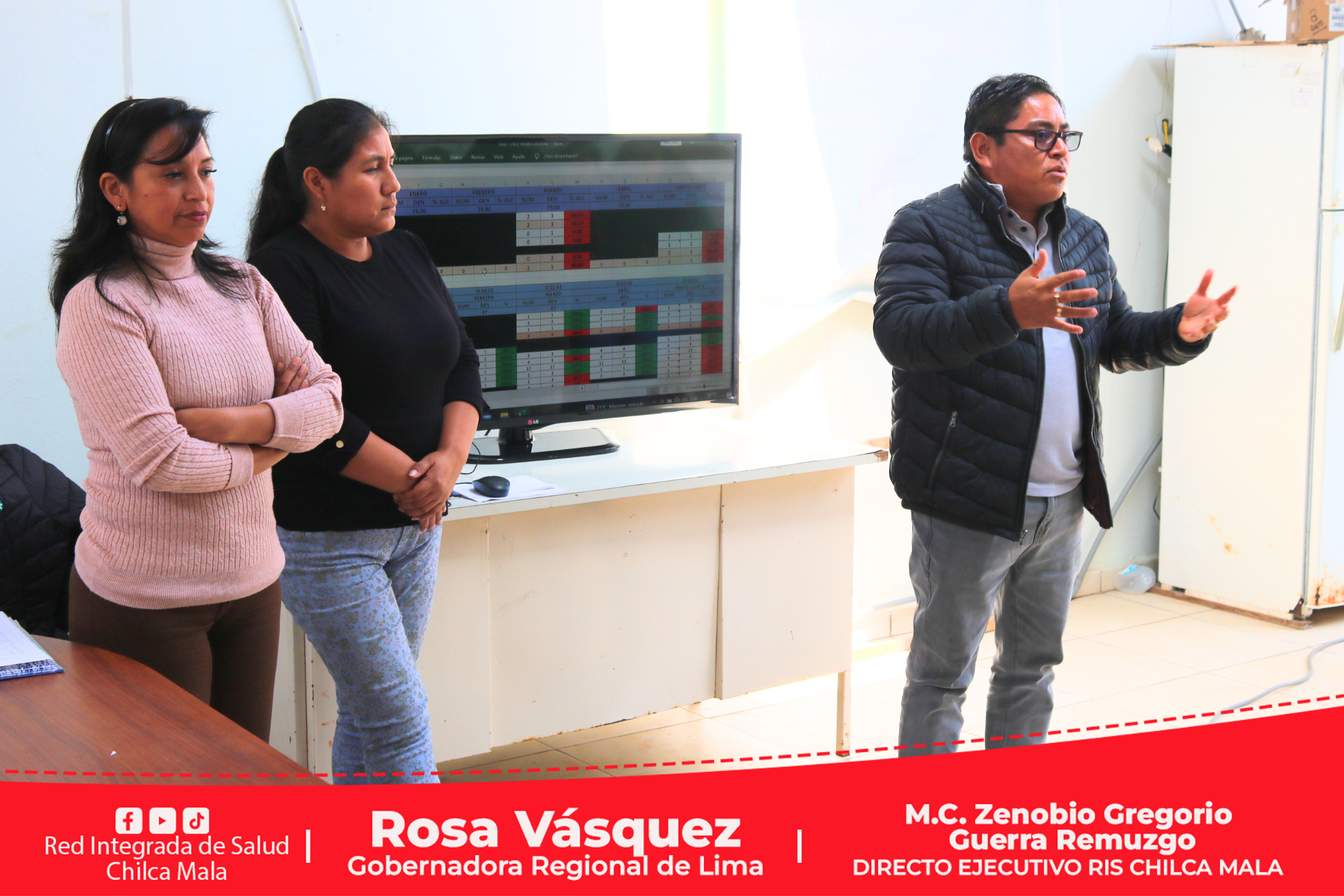 RIS Chilca Mala socializa resultados de indicadores del convenio FED