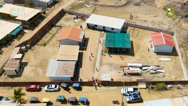Foto Se hace realidad la construcción de la I.E. Divino Niño en Canoas de Punta Sal