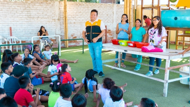 Foto Estrategia Ponte en Modo Niñez realizo taller de niños