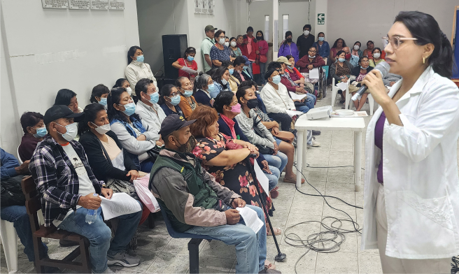 Asistieron más de 60 pacientes de la estrategia de hipertensión y diabetes