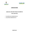 Vista preliminar de documento  BASES DEL CONCURSO PÚBLICO DE MÉRITOS N°001-2024-PECH UN (1) ESPECIALISTA ADMINISTRATIVO III UN (1) TÉCNICO ADMINISTRATIVO III