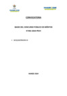 Vista preliminar de documento BASES DEL CONCURSO PÚBLICO DE MÉRITOS N°002-2024-PECH  UN (1) ELETRICISTA III