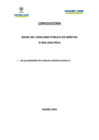 Vista preliminar de documento BASES DEL CONCURSO PÚBLICO DE MÉRITOS N°003-2024-PECH  UN (1) INGENIERO EN CIENCIAS AGROPECUARIAS III MARZO