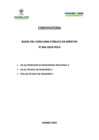 Vista preliminar de documento BASES DEL CONCURSO PÚBLICO DE MÉRITOS N°004-2024-PECH UN (1) OPERADOR DE MAQUINARIA INDUSTRIAL II UN (1) TÉCNICO EN INGENIERÍA II TRES (3) TÉCNICO EN INGENIERÍA I