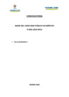 Vista preliminar de documento BASES DEL CONCURSO PÚBLICO DE MÉRITOS N°005-2024-PECH  UN (1) INGENIERO II