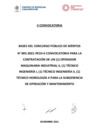 Vista preliminar de documento BASES DEL CONCURSO PÚBLICO DE MÉRITOS N° 005-2021-PECH-II CONVOCATORIA PARA LA CONTRATACIÓN DE UN (1) OPERADOR MAQUINARIA INDUSTRIAL II, (1) TÉCNICO INGENIERÍA I, (1) TÉCNICO INGENIERÍA II, (1) TÉCNICO HIDROLOGÍA II PARA LA SUBGERENCIA DE OPERACIÓN Y MANT