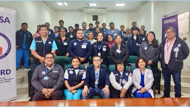 Institutos especializados del Minsa reciben capacitación en gestión de riesgo de desastres y emergencias en salud
