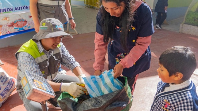 ¡Por un Puno ecosostenible! I.E.I. N° 197 Huáscar realiza acopio de residuos orgánicos