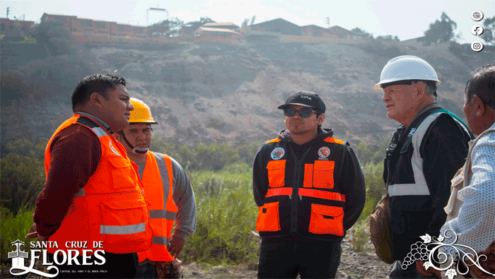 supervisan importantes avances en la prevención de desbordes del Río Mala