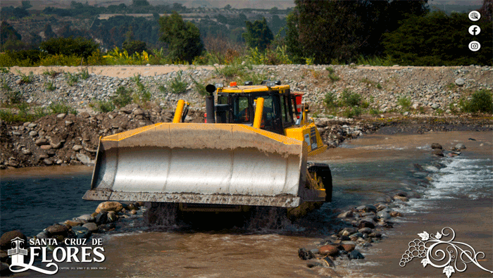 supervisan importantes avances en la prevención de desbordes del Río Mala