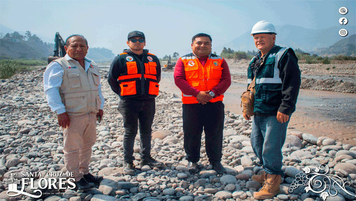 supervisan importantes avances en la prevención de desbordes del Río Mala