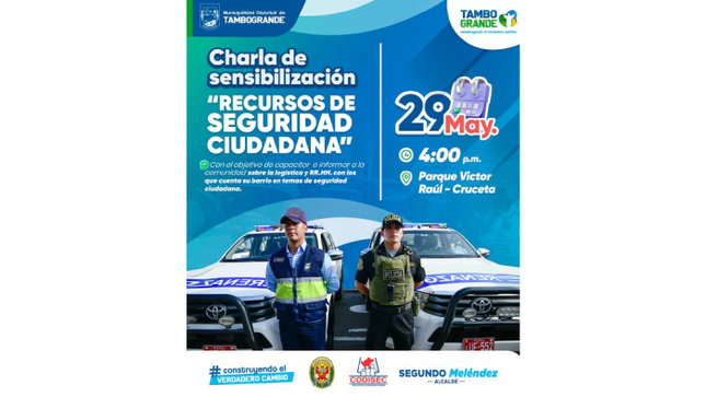 CHARLA DE SENSIBIZACIÓN