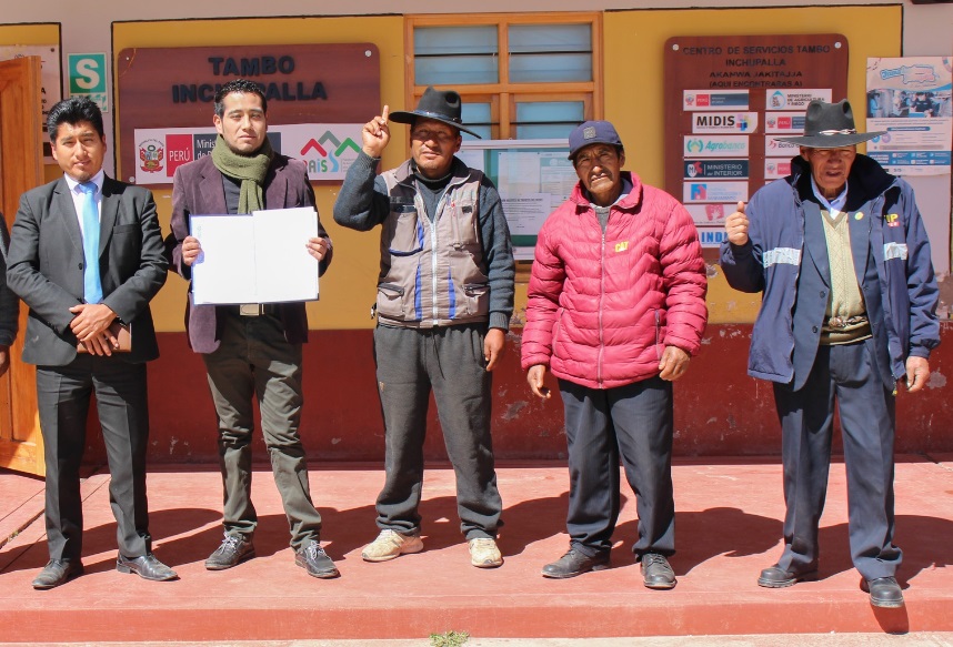 Comisión Transitoria del Centro Poblado de Inchupalla continúa con mesas de diálogo y trabajos de coordinación