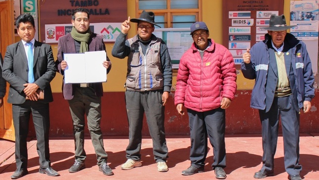 Comisión Transitoria del Centro Poblado de Inchupalla continúa con mesas de diálogo y trabajos de coordinación