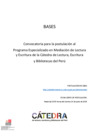 Vista preliminar de documento RESOLUCION DIRECTORAL-000473-2024-DGIA-VMPCIC ANEXO Documento de Bases Catedra 2024_23.05.24 F