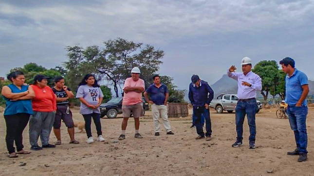 Los guerreros del agua, llegaron hasta el caserío de Chumbenique en Oyotún.