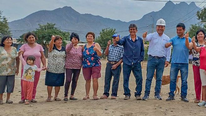 Los guerreros del agua, llegaron hasta el caserío de Chumbenique en Oyotún.