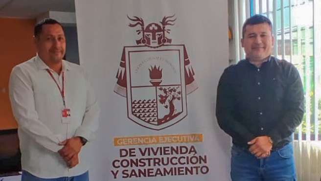 El Gerente Ejecutivo de Vivienda Construcción y Saneamiento sostuvo una reunión con el Jefe zonal del programa de empleo temporal Llamkasun