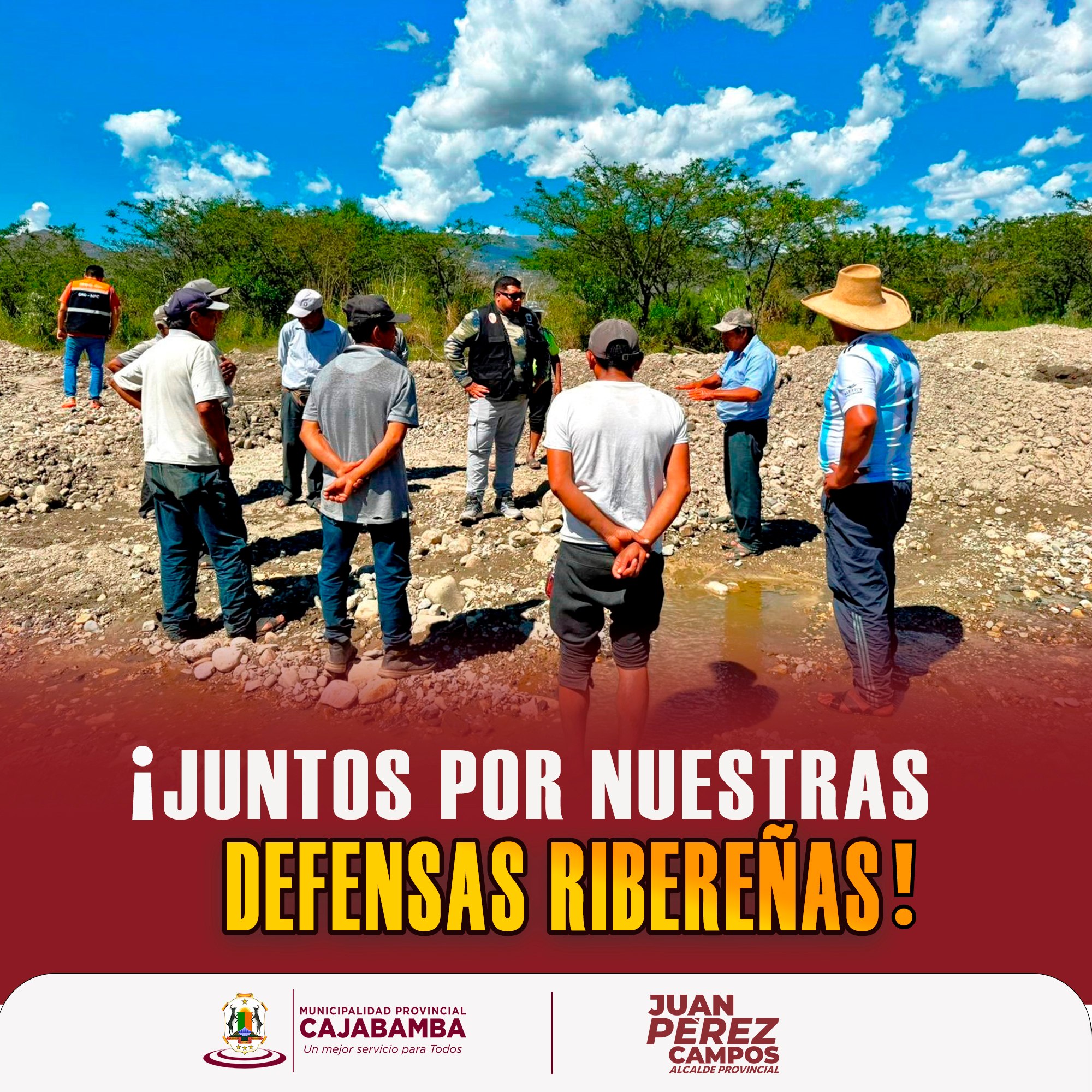 ¡Juntos por nuestras defensas ribereñas!