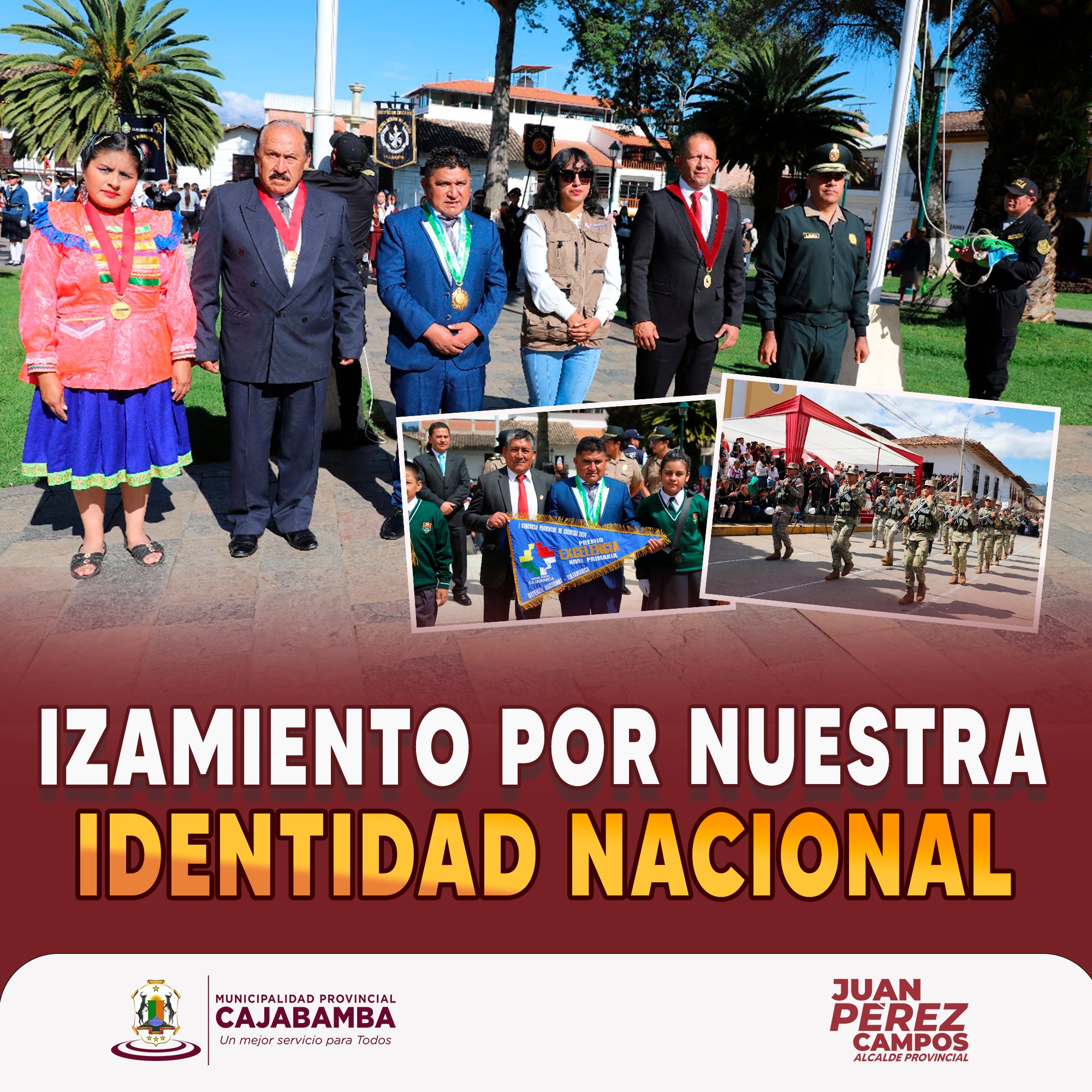 Izamiento por nuestra Identidad Nacional