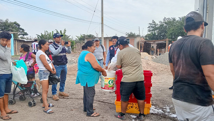 Municipio de Nepeña entregó pescado a la Grama y Nepeña