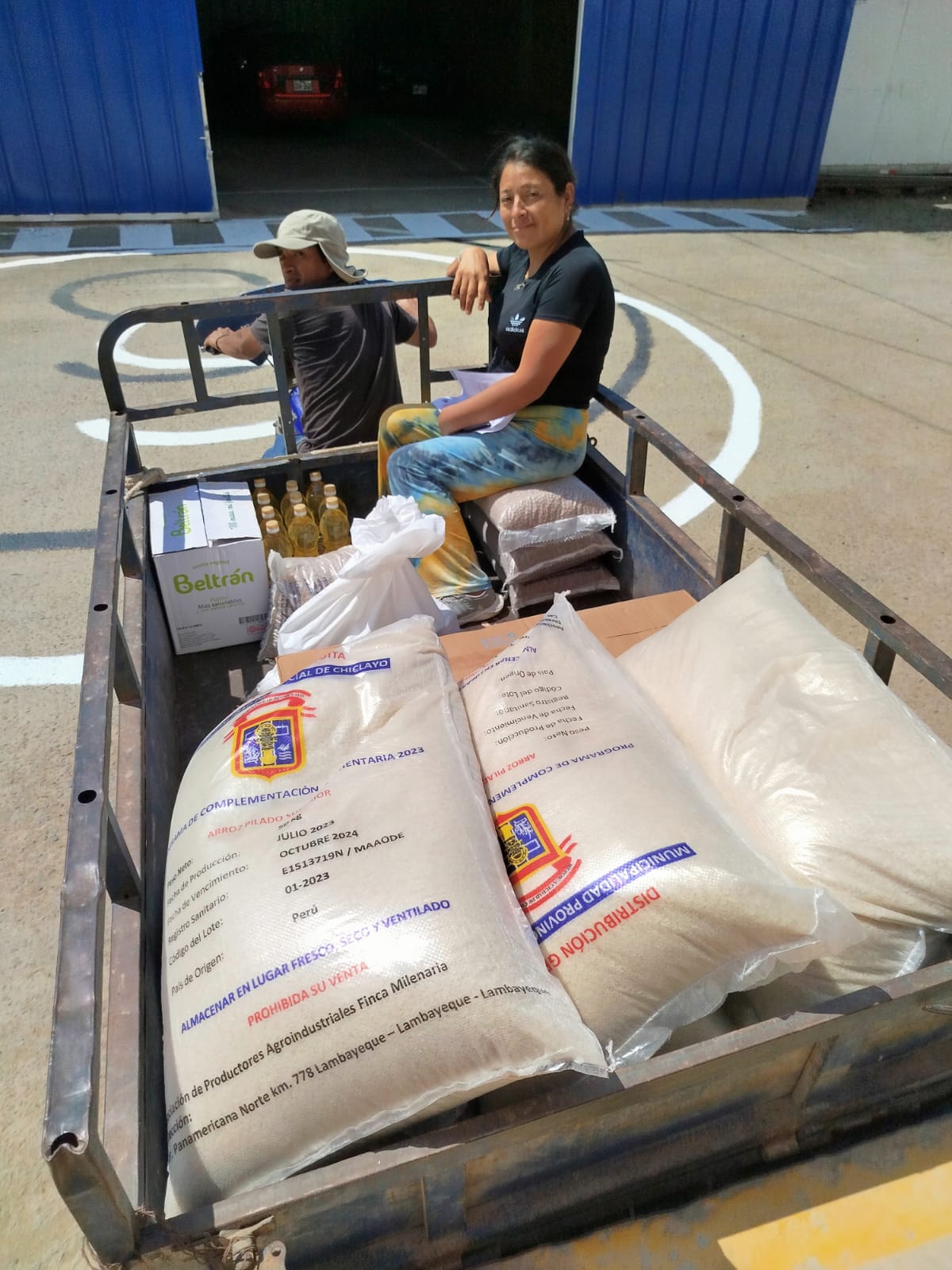 reparto de alimentos