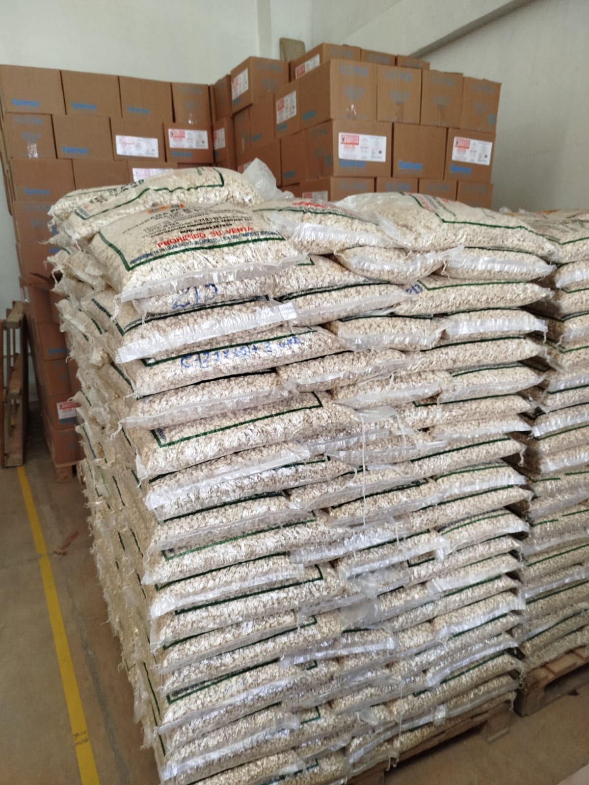 reparto de alimentos (arroz) 2