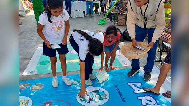 Más de dos toneladas de reciclaje se recolectaron en Pueblo Nuevo