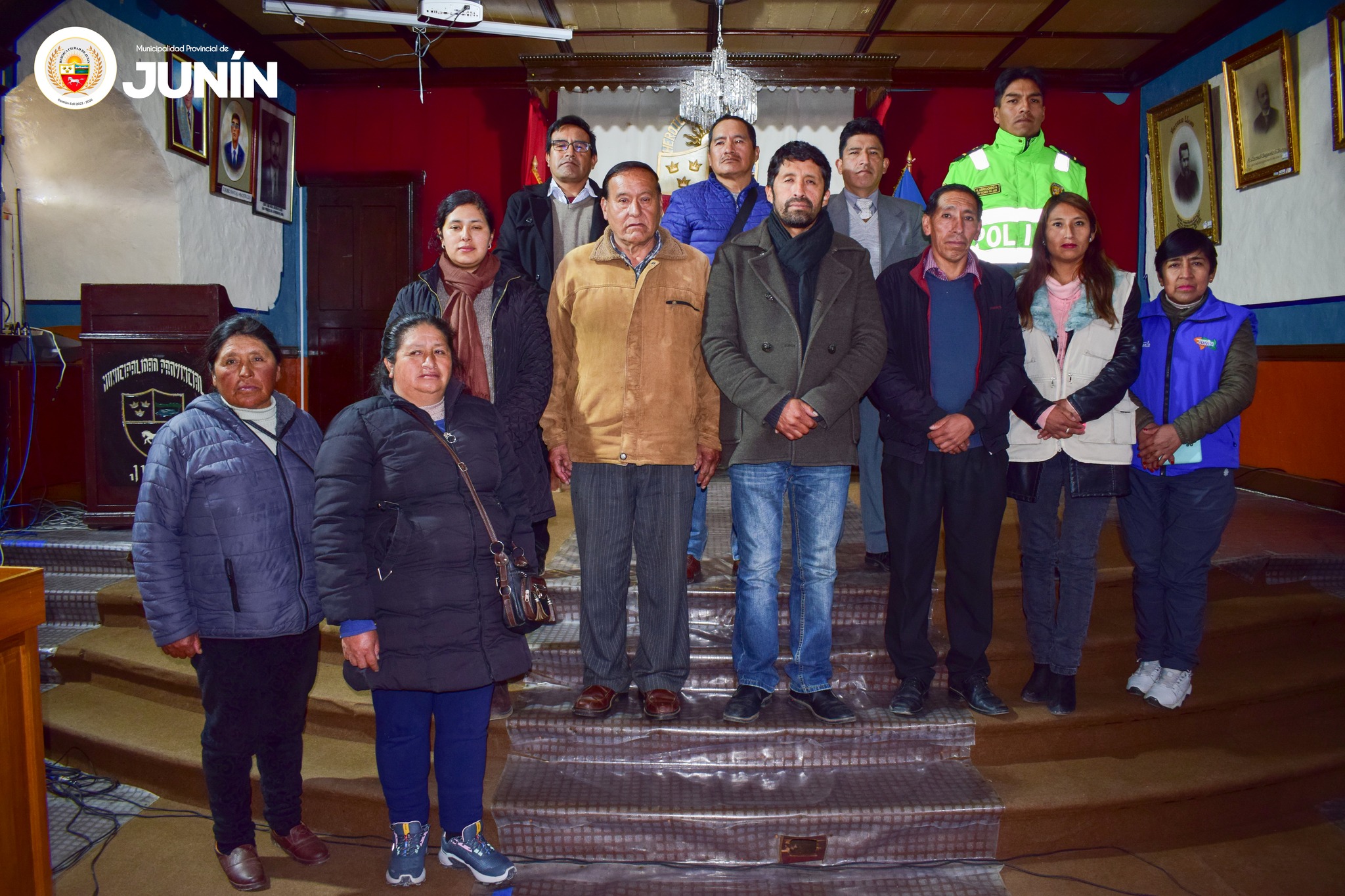 fotos de la juramentación. 