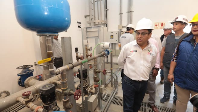 Áncash: ministro César Vásquez inspeccionó avances en la construcción del nuevo Hospital de Huarmey