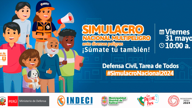 Simulagro Nacional Multipeligro 2024