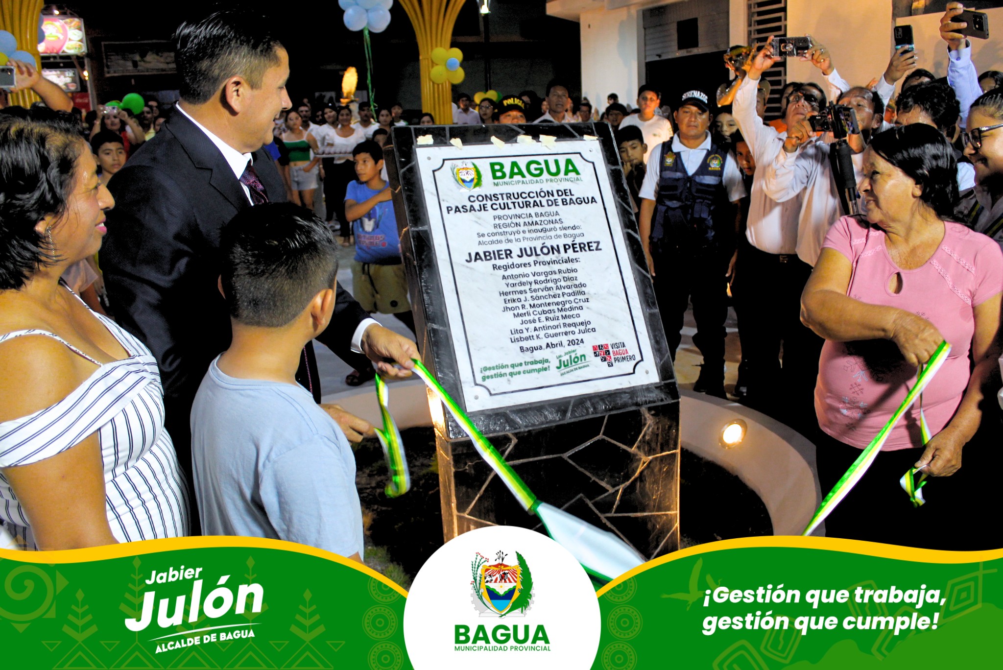 Foto Inauguración del Pasaje Cultural de Bagua 3