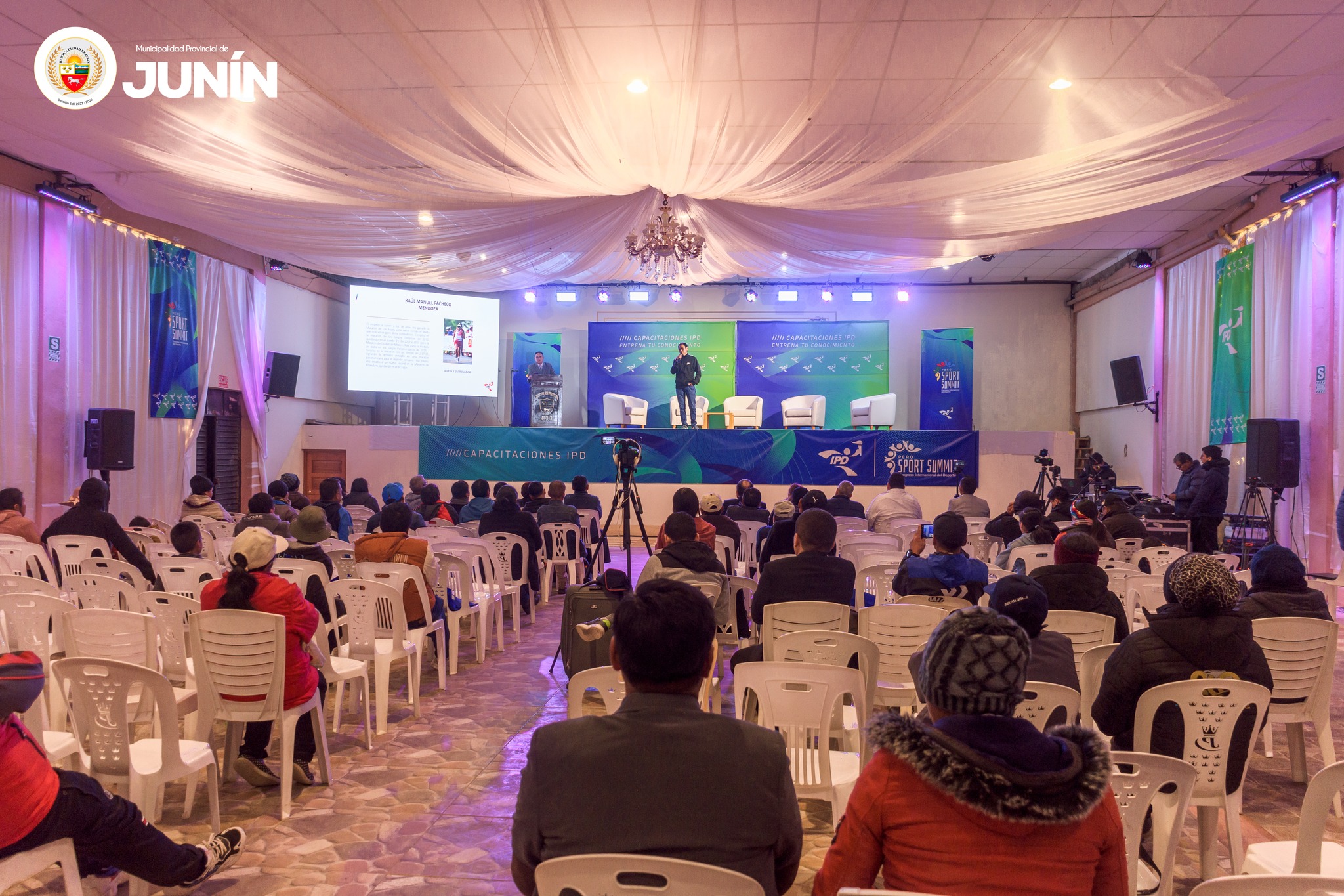 foto congreso de atletismo. 