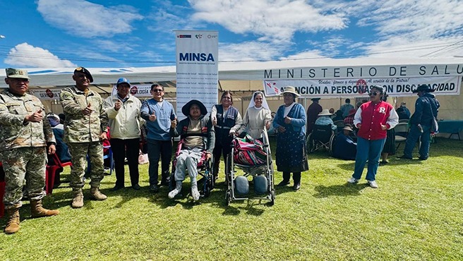 Instituto Nacional de Rehabilitación brindó atención especializada en las regiones de Puno y Pasco