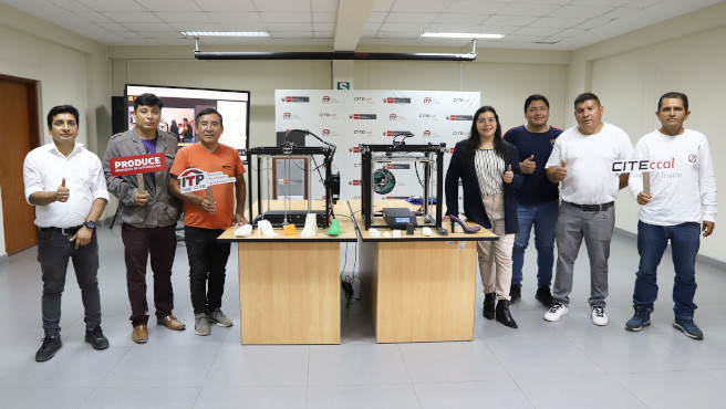 Foto de los trabajos realizando por personal del CITEccal Trujillo